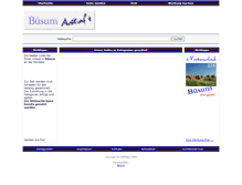 Tablet Screenshot of buesum-auskunft.de